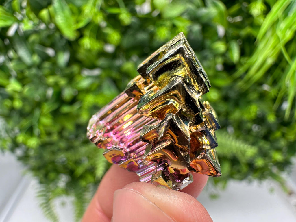 Rainbow Bismuth Crystal: Rare Gemstone Specimen,wholesale Bismuth