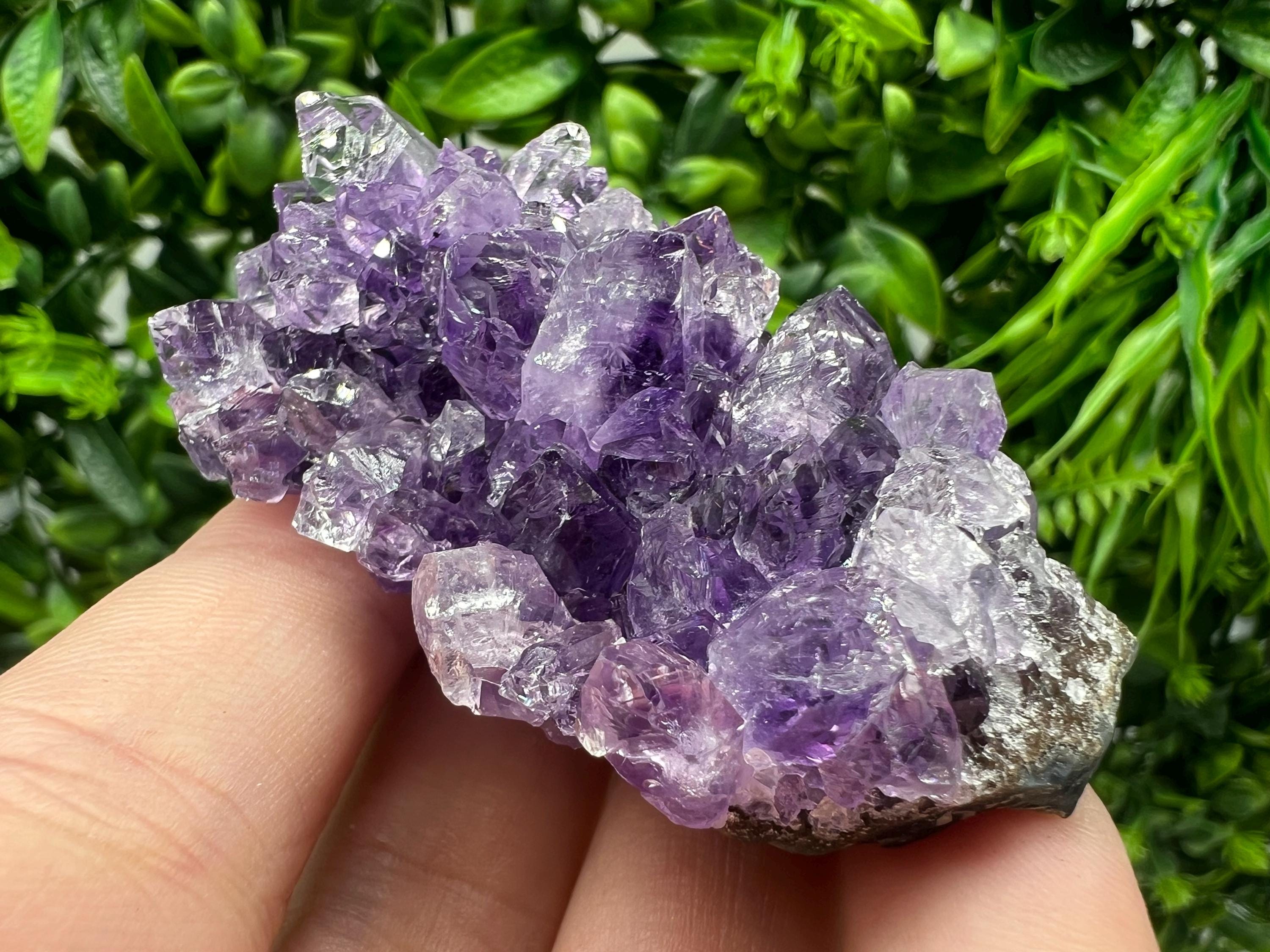 Uruguay Amethyst Crystal: Purple Quartz, Home Decor, Energy Stone