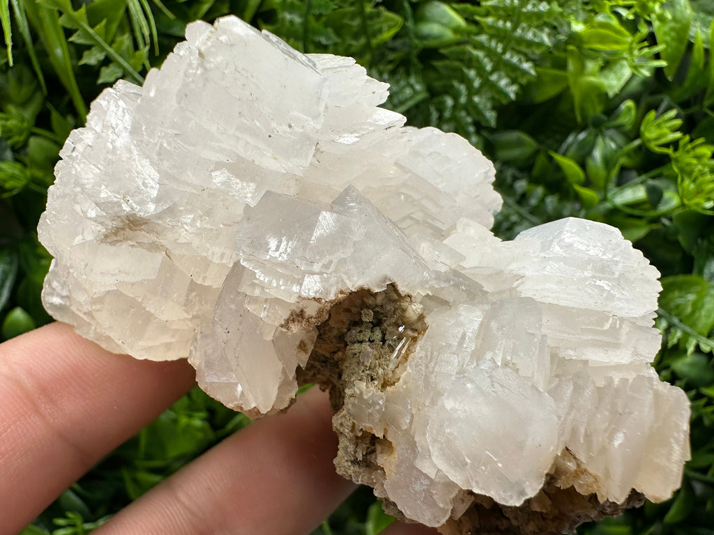Fluorescent Mangano Calcite with Quartz, Rhodopes Bulgaria