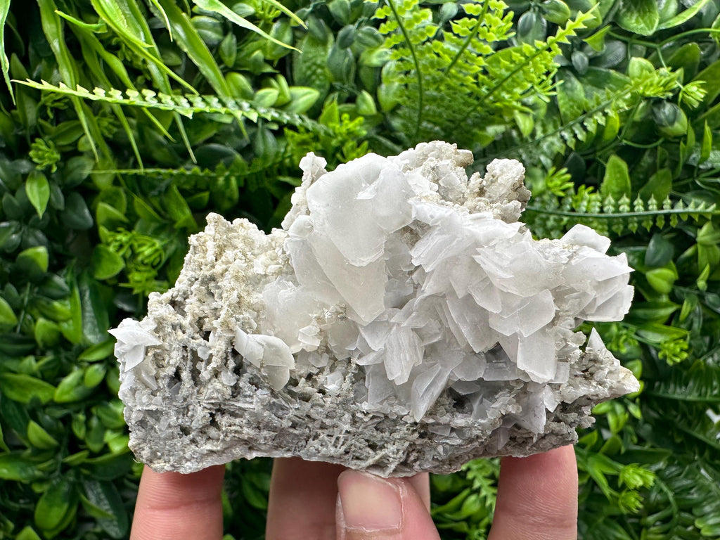 Calcite on Chalcedony, Krushev dol Mine, Bulgaria, Mineral Specimen