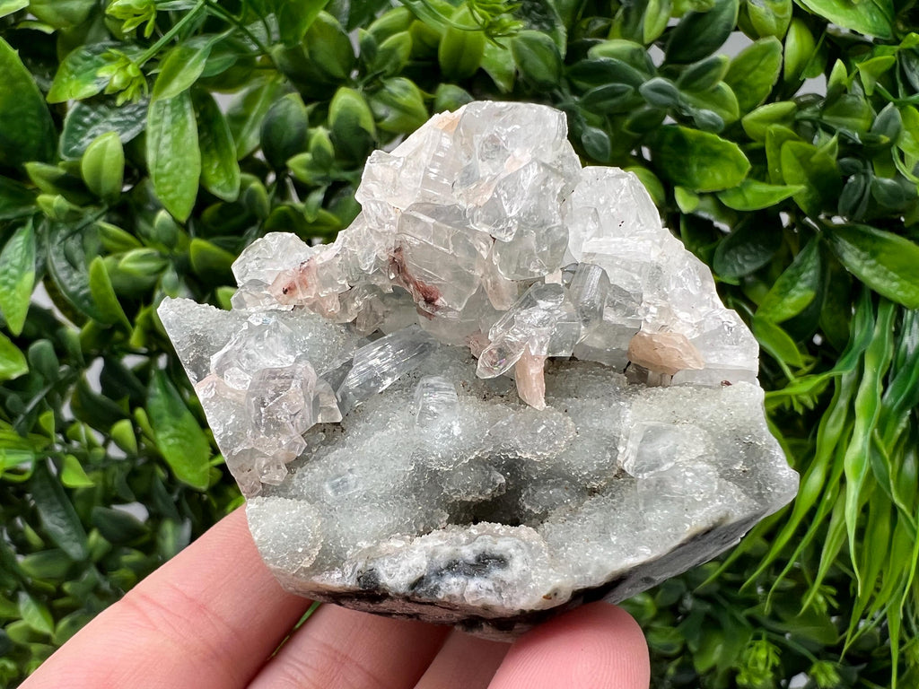 STUNNING Transparent Apophyllite on Chalcedony,natural, collection minerals specimen,India Minerals,Crystal, Stone Mineral Specimens India