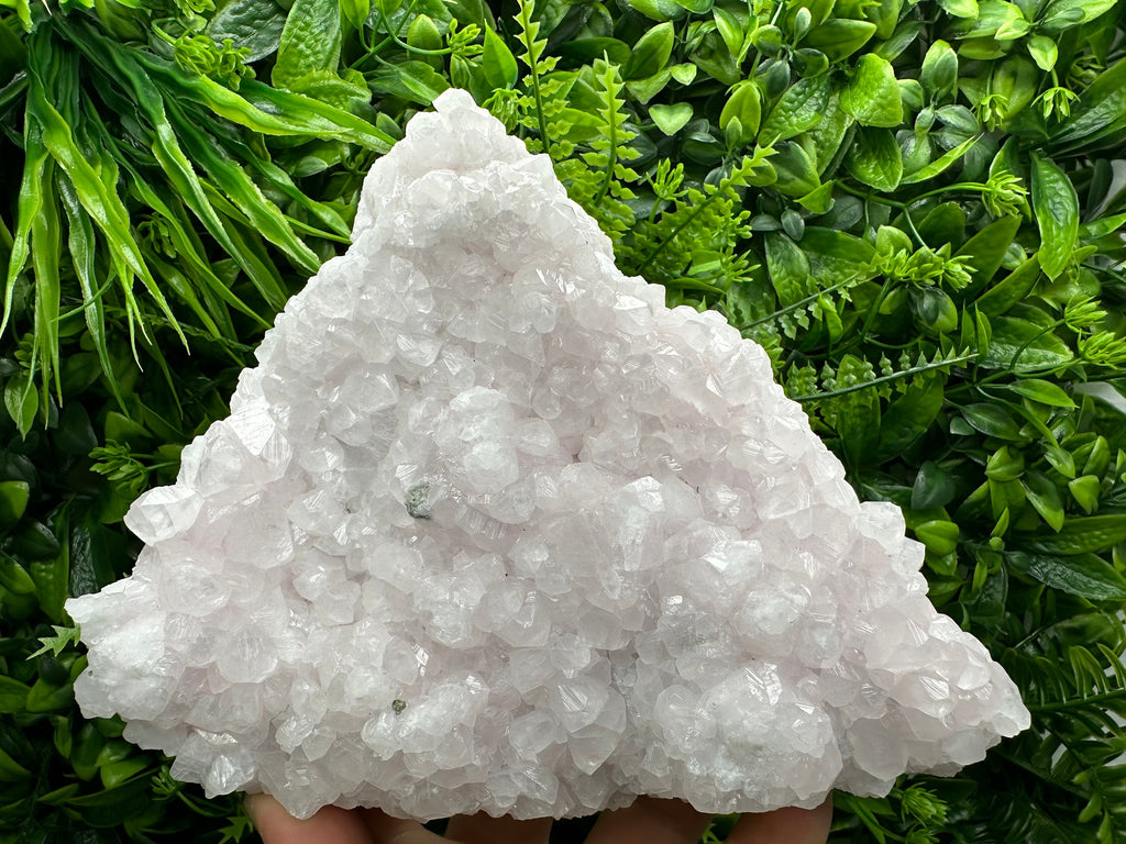 Large UV Mangano Calcite Specimen: Pink Mineral Cluster