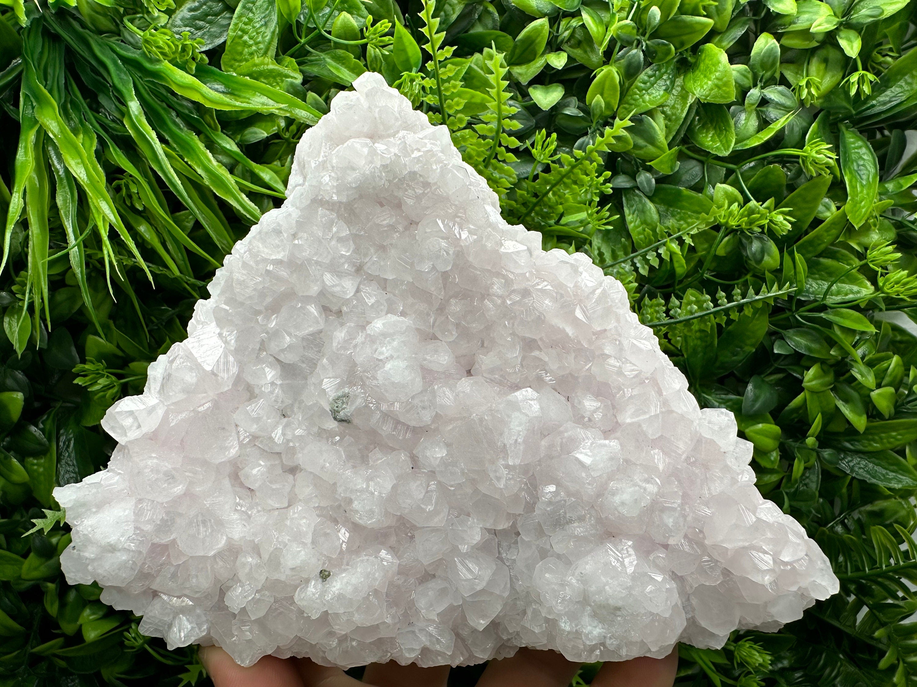 Large UV Mangano Calcite Specimen: Pink Mineral Cluster
