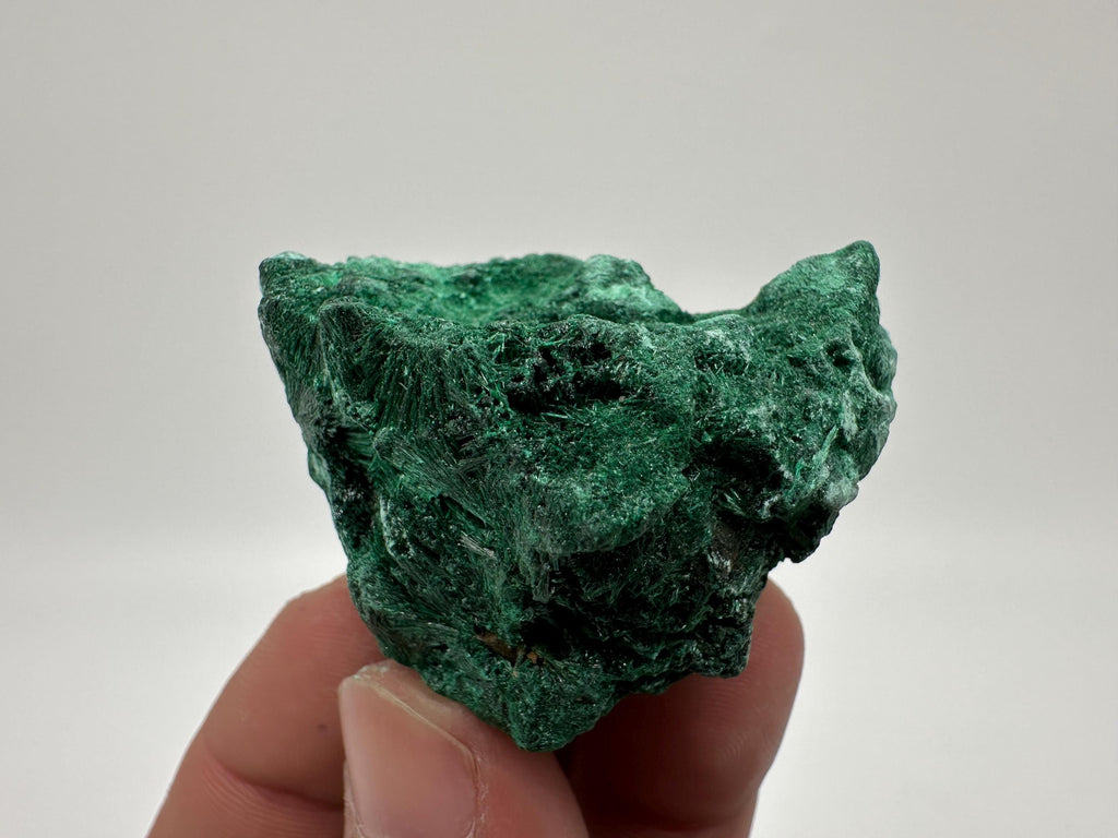Polished Green Malachite Crystal, Congo Mineral Specimen