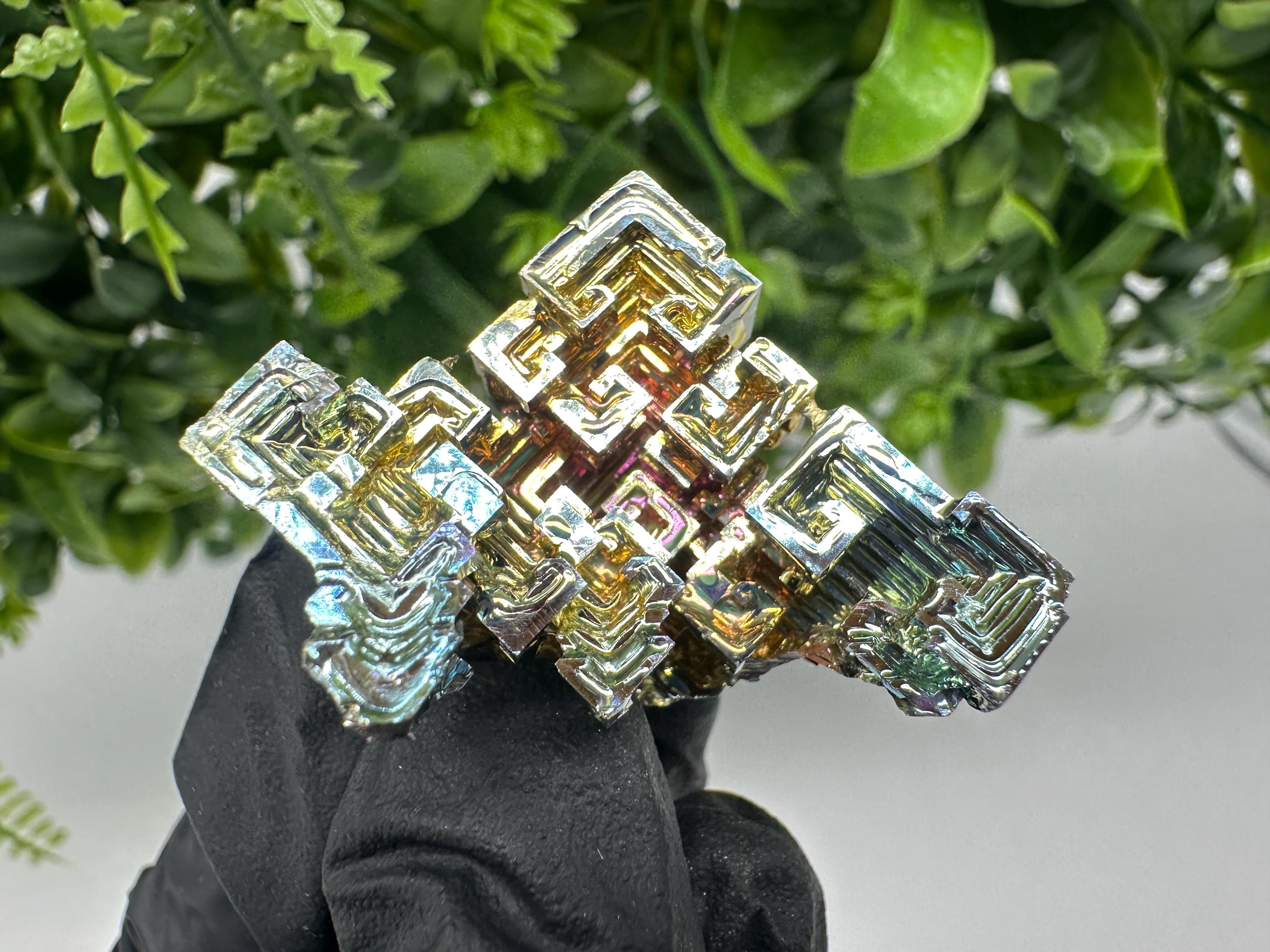 Rainbow Bismuth Crystal: Rare Gemstone Specimen,wholesale Bismuth