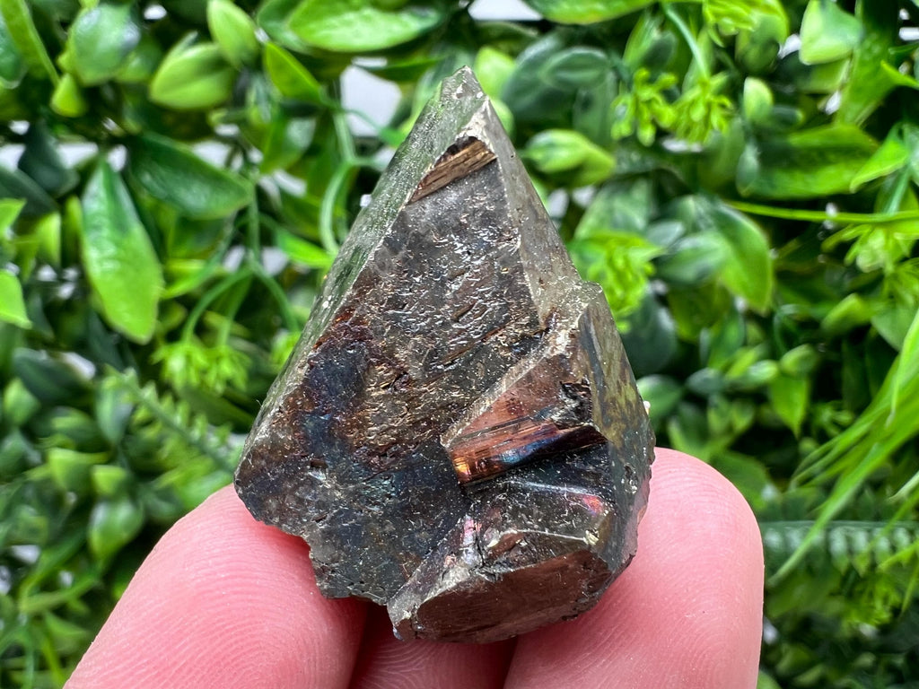 Rare Rainbow Pyrite Cluster: Borieva Mine, Bulgaria