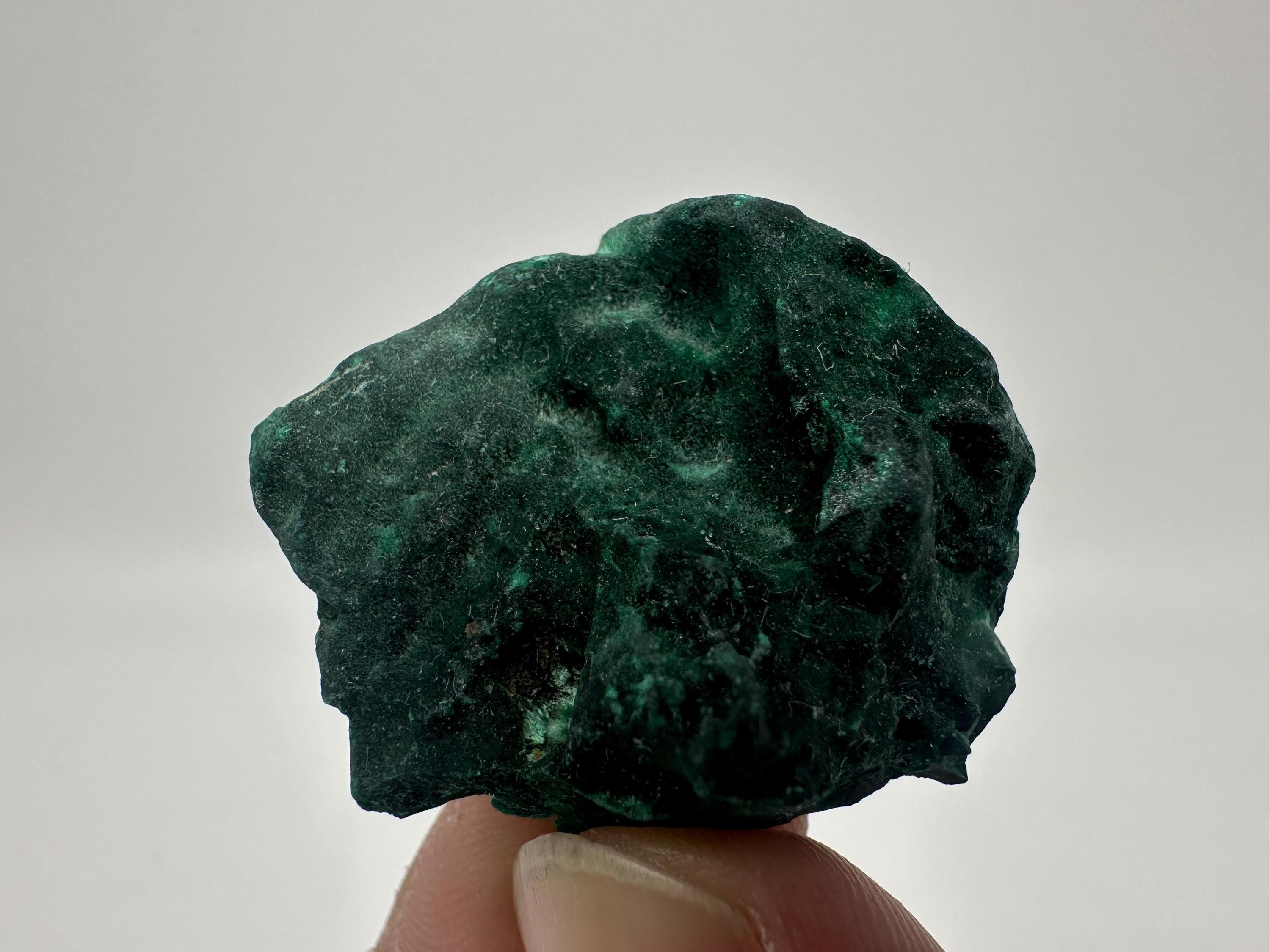 Green Polished Malachite Crystal, Congo Mineral Specimen