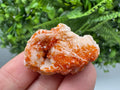 Red Vanadinite Crystals on Barite, Morocco Mineral Specimen