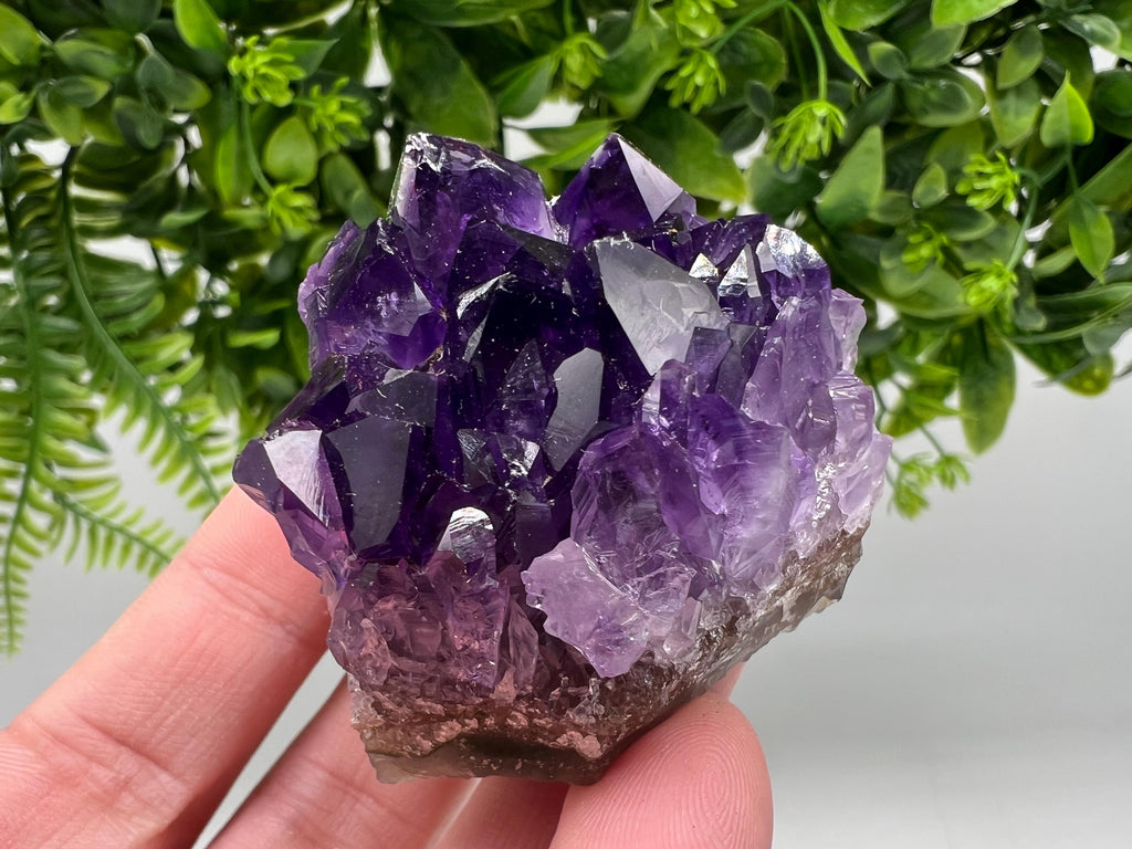 Uruguay Amethyst Crystal: Purple Quartz Home Decor, Energy Stone