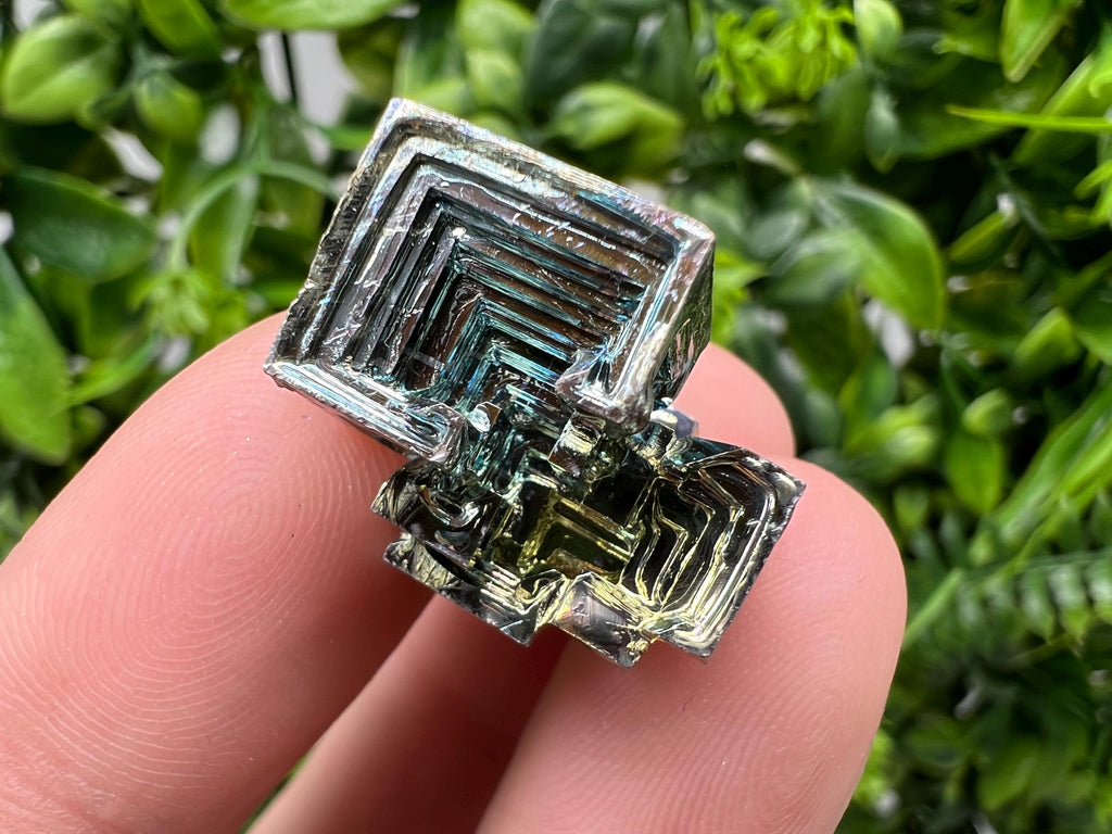 Rainbow Bismuth Crystal: Rare Gemstone Specimen, 14 grams