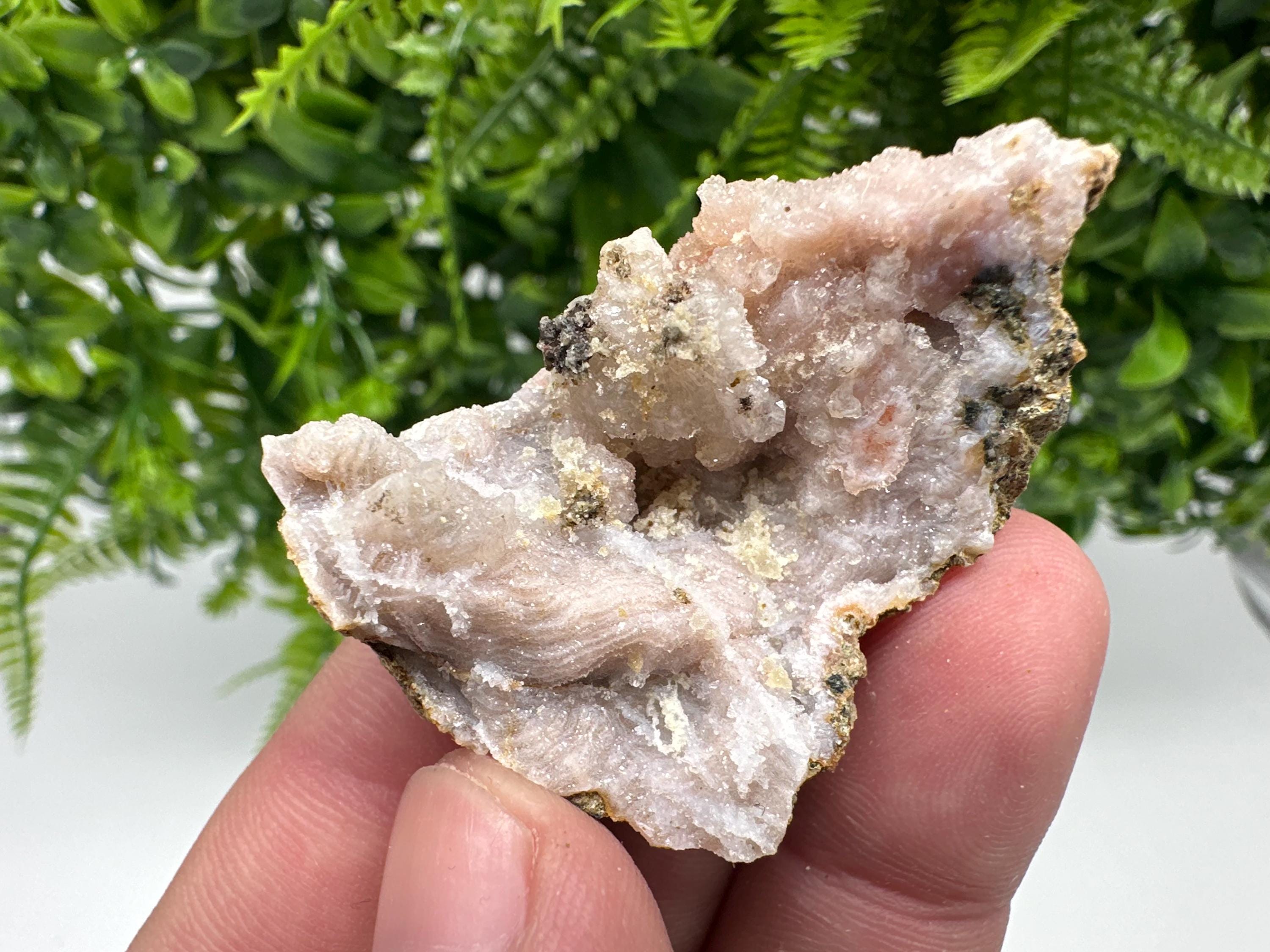 Moroccan Red Chalcedony Crystal Specimen: Rare Mineral Gift