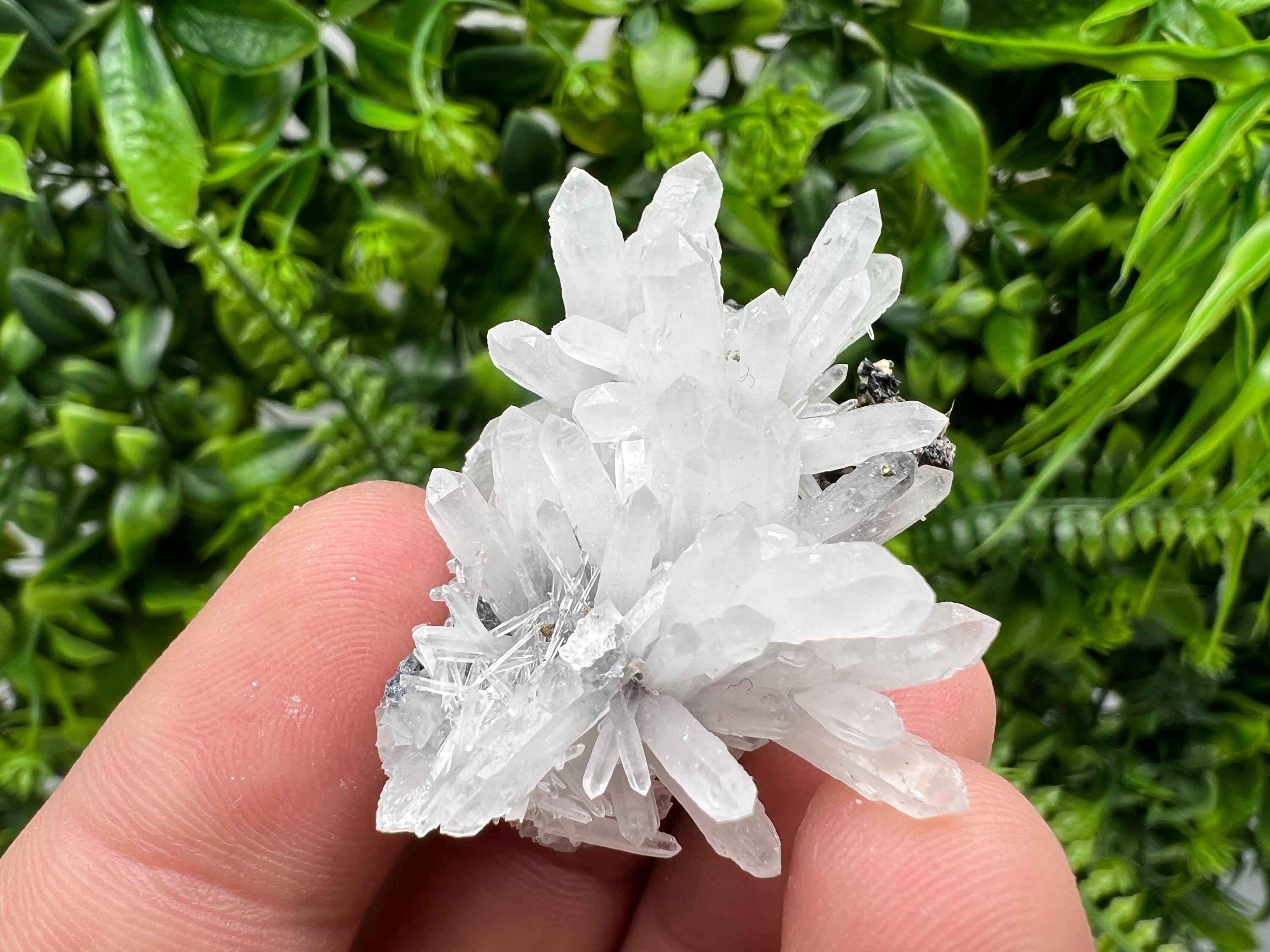Chlorite Quartz Crystal Specimen, Madan Bulgaria Mineral