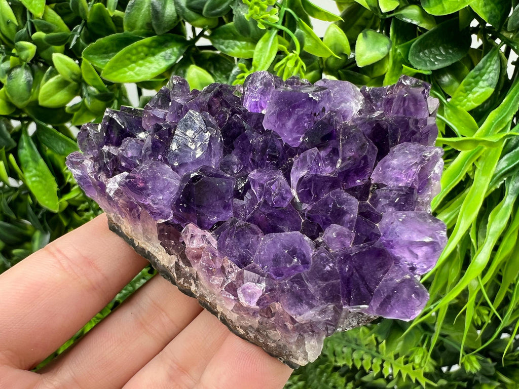 Uruguay Amethyst Crystal: Purple Quartz Home Decor, Energy Stone