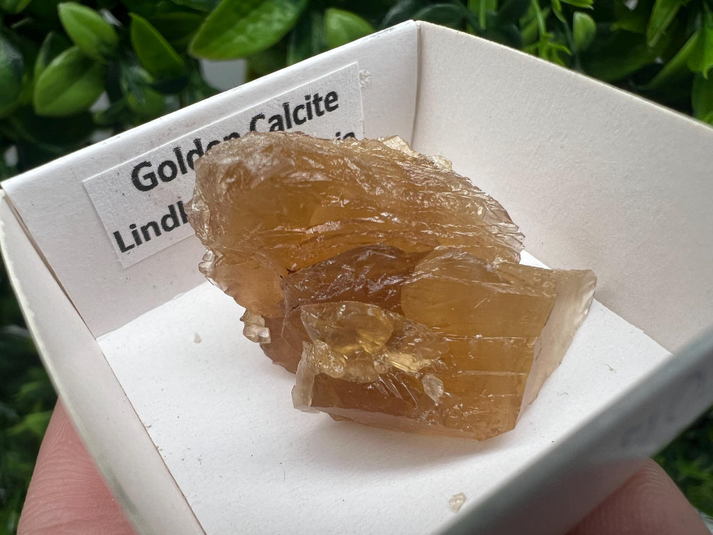 Raw Honey Calcite Crystal: Golden Yellow Stone (3.5/3 cm