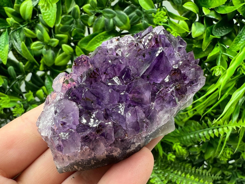 Uruguay Amethyst Crystal: Purple Quartz Home Decor, Energy Stone