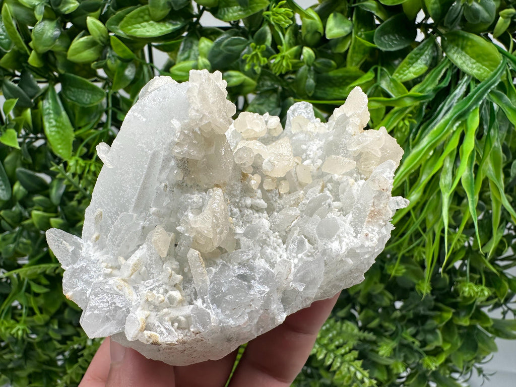 Milky Quartz Calcite Specimen, Borieva Mine Bulgaria, Home Decor Stone