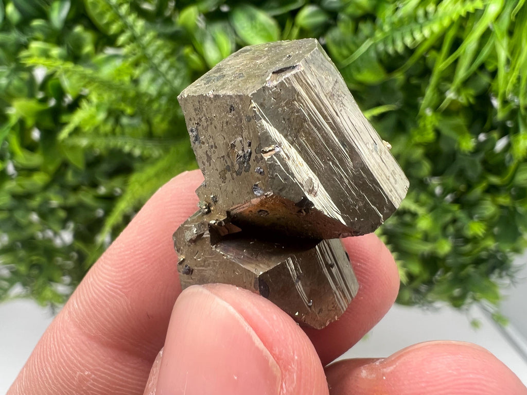Mini Rainbow Pyrite Cluster: Borieva Mine, Bulgaria