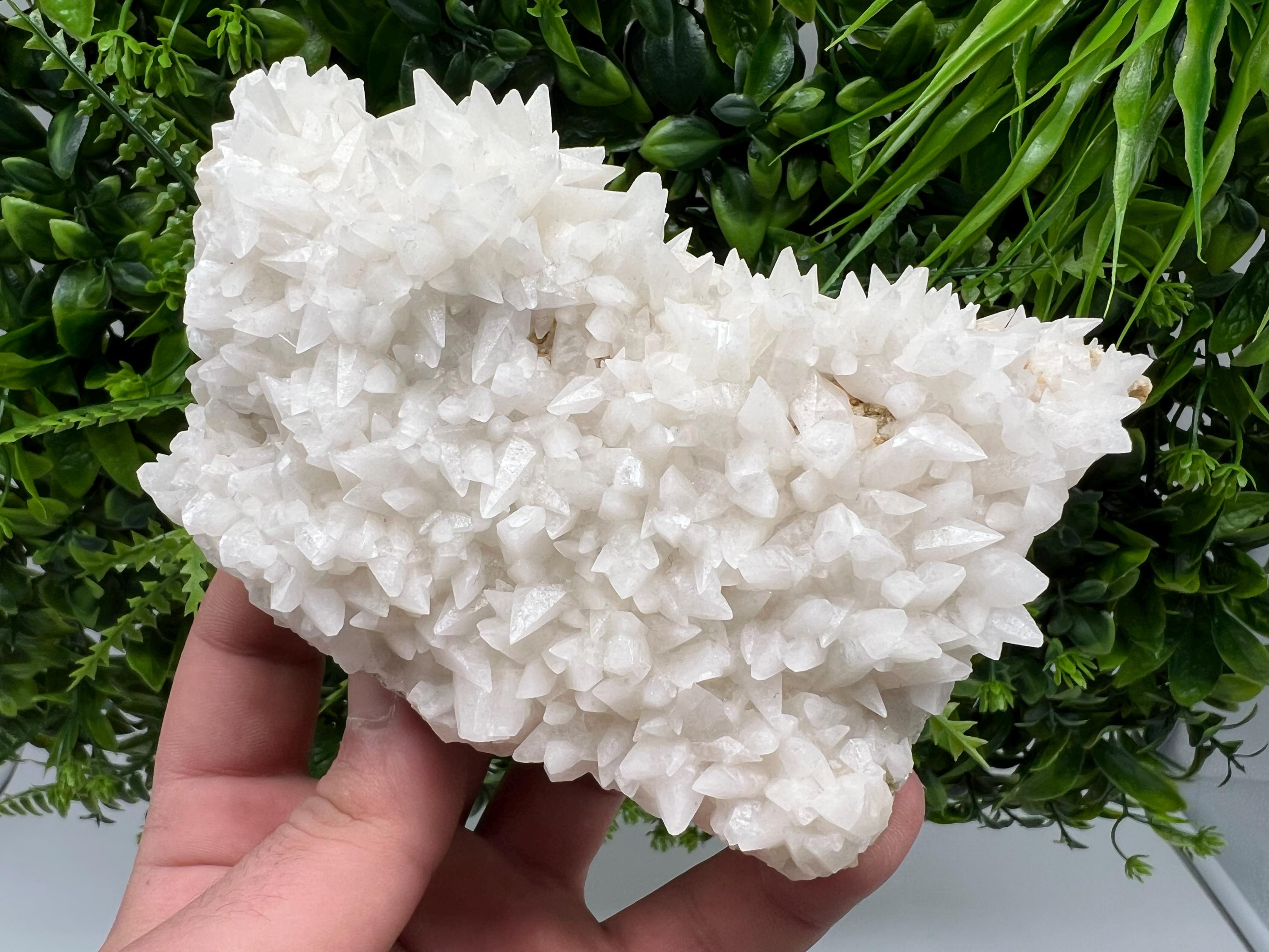 Calcite on Aragonite: Djurcovo Mine, Bulgaria Healing Crystal