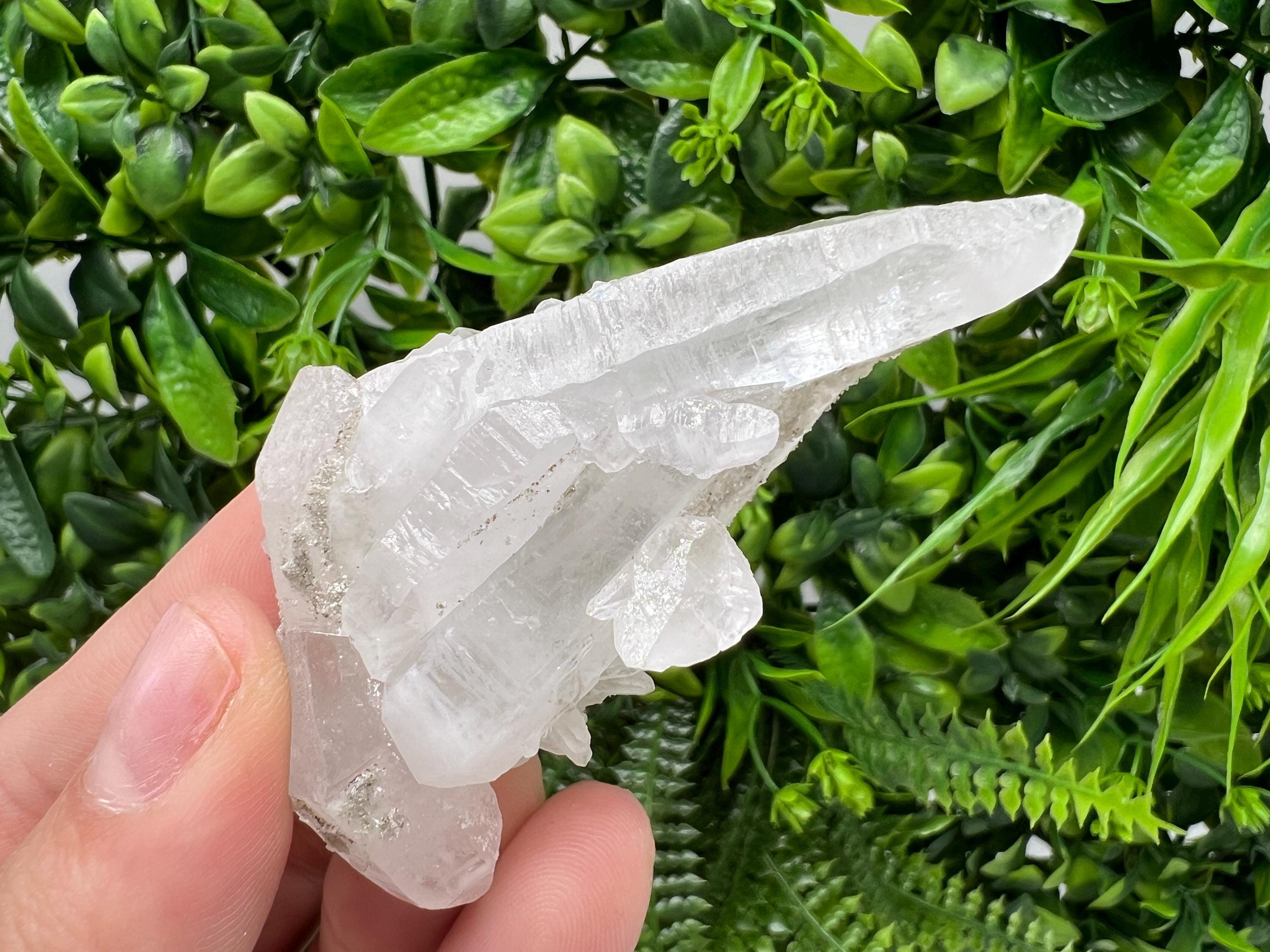 Wonderful Transparent Quartz on Chlorite Matrix,From Borieva mine,Madan,Bulgaria,Quartz,Quartz crystal,mineral specimen,collection quartz