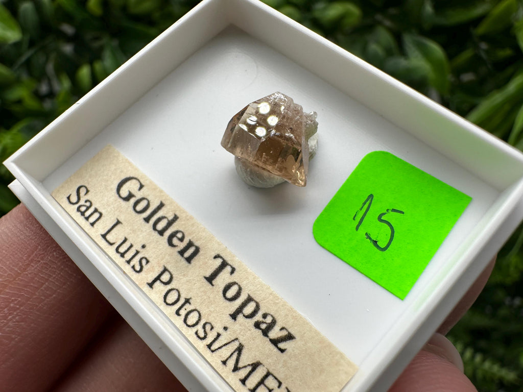 Golden Topaz Crystal, Mineral Specimen from Mexico