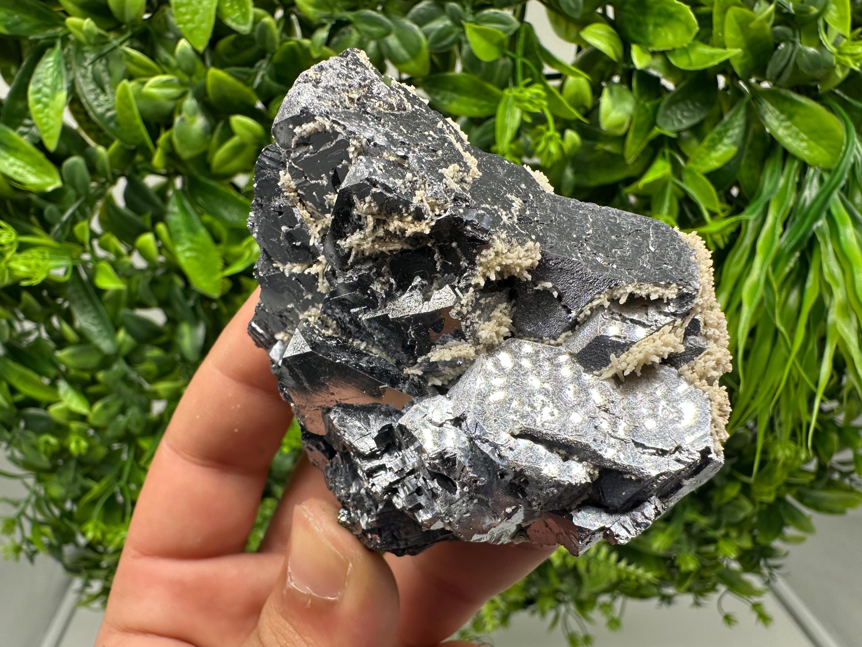 Very Rare Galena,extra mirror,Galena cubes  from Marzyan mine,Zlatograd area,Bulgaria,natural,Collection mineral specimen,home decor stone