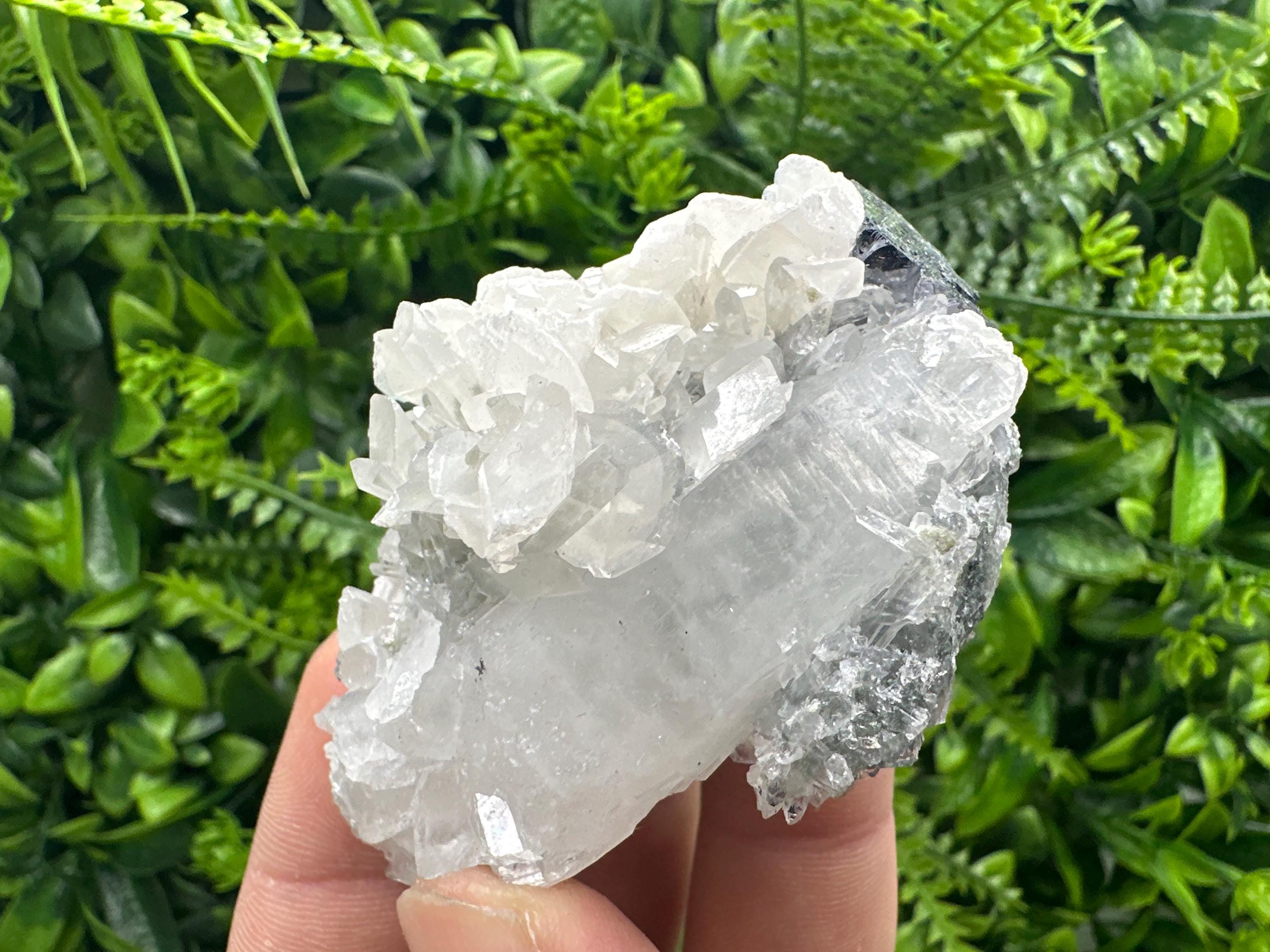 Quartz Galena Calcite Specimen: Borieva Mine, Bulgaria