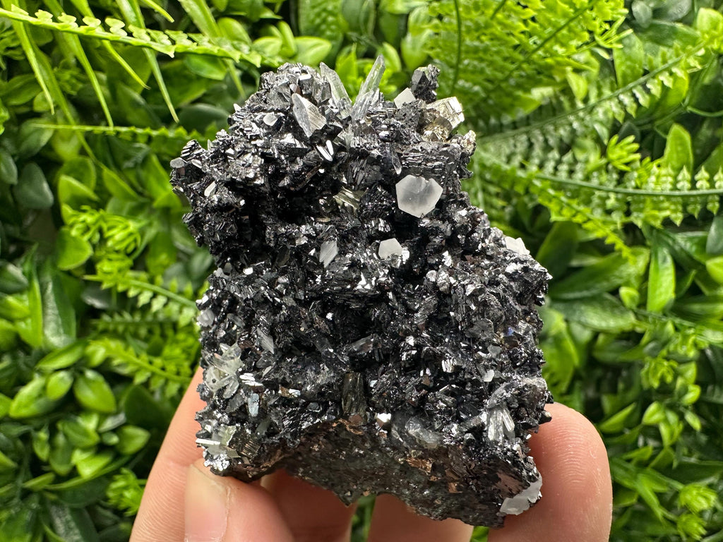 Sphalerite Pyrite Quartz Calcite Crystal Specimen, Borieva Mine, Bulgaria