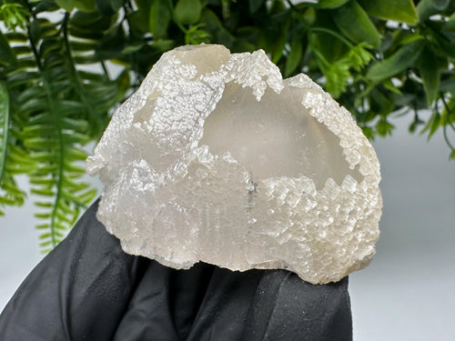 Calcite on Quartz, Chlorite from Borieva mine, Madan, Bulgaria, mineral specimen, collected crystal, geological minerals, collecting crystal