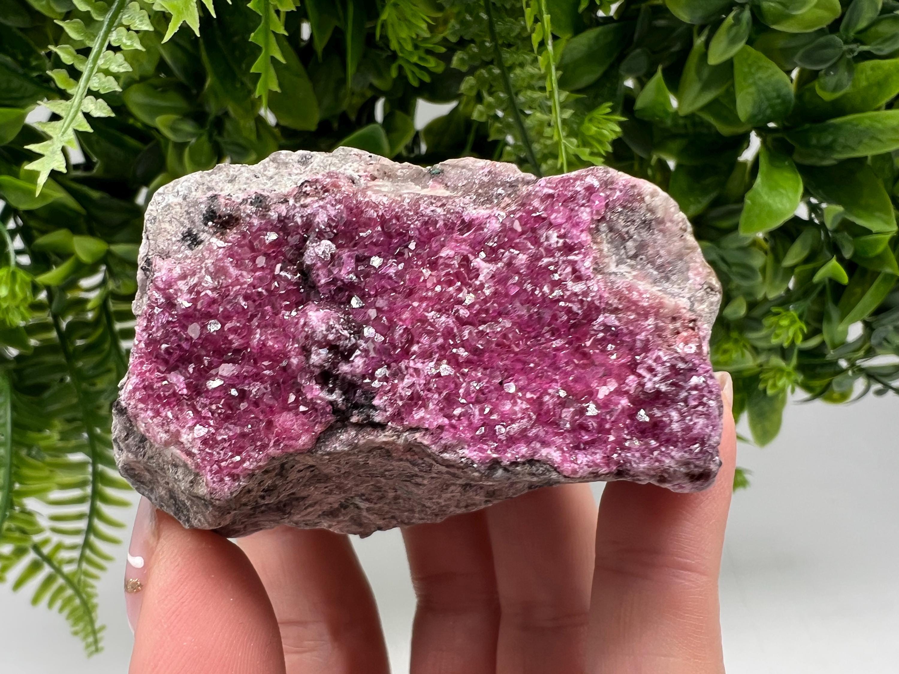 Cobalto Calcite Crystal, Pink Mineral Specimen, Congo