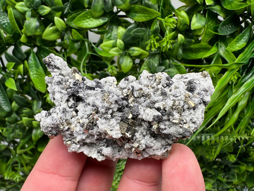 Stunning Pyrite on Quartz,Calcite from Borieva mine,Madan,Bulgaria,natural,collectible mineral specimen,home decor stone,collection crystal