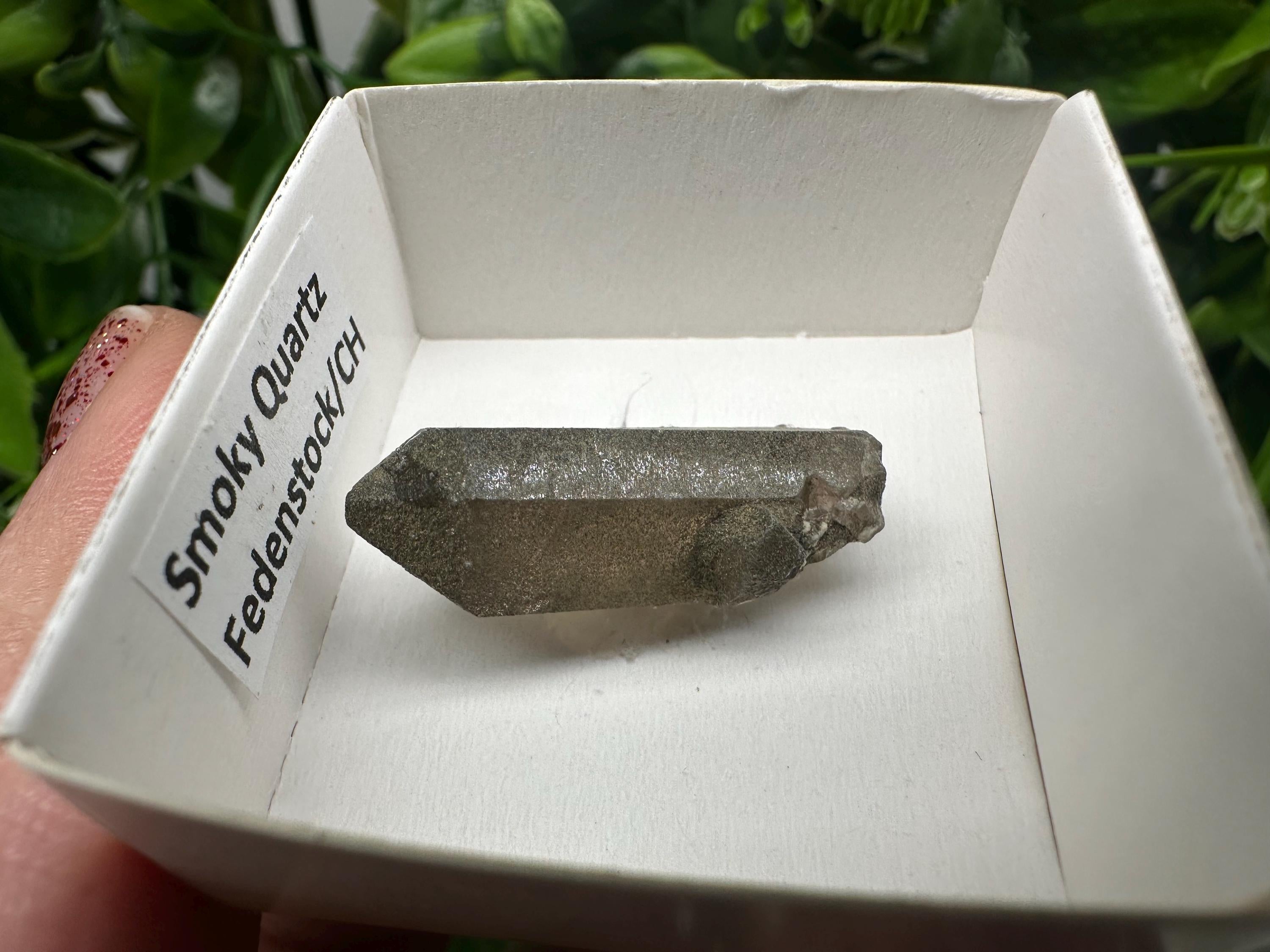 Rare Smoky Quartz Point, Fedenstock Switzerland, Mineral Specimen (30 MM)