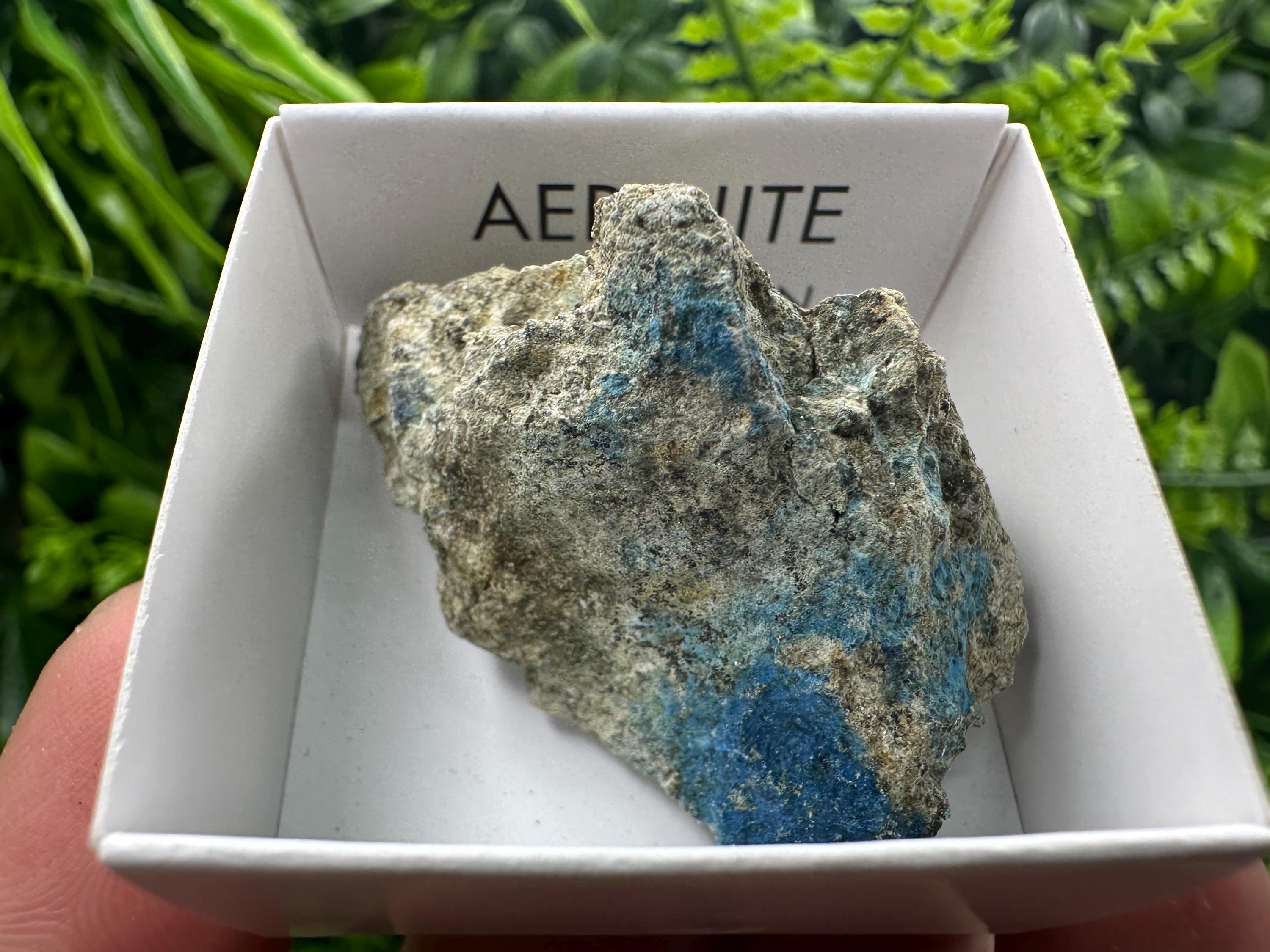 Rare Raw Aerinite Mineral Specimen: Lleida, Spain Crystal