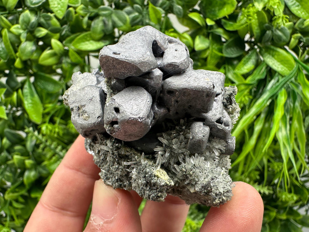Wonderful shiny Galena on Quartz from Borieva mine,Bulgaria natural mineral,collection specimen,rare ceystal,gift,home decor stone,collect