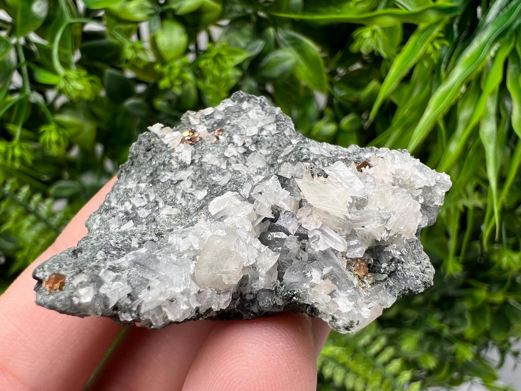 Calcite on Quartz Specimen, Borieva Mine, Madan Bulgaria