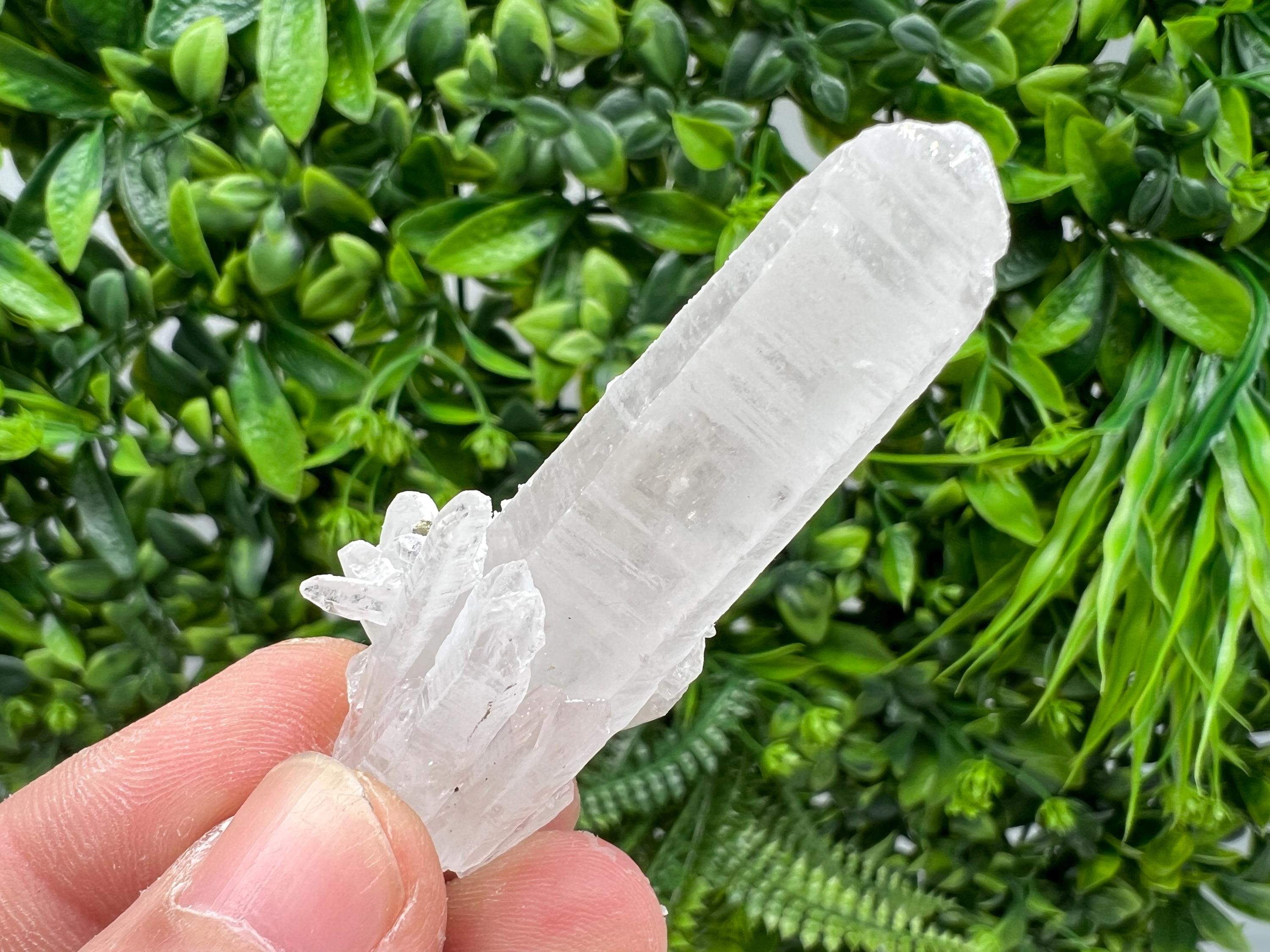 Transparent Quartz with Pyrite, Krushev dol Mine, Bulgaria