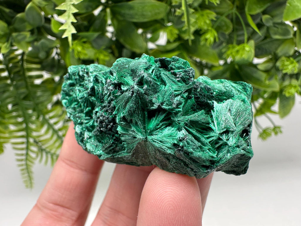 Polished Green Malachite Crystal from Congo, Natural Specimen, Chakra Stone