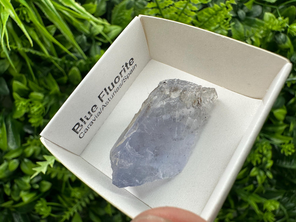 Blue Fluorite Mineral Specimen from Spain, Crystal Collection (4/2 cm)
