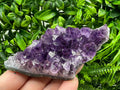 Purple Amethyst Crystal from Uruguay: Natural Energy Decor