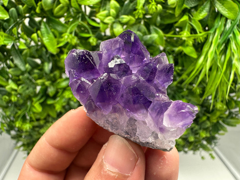 Uruguay Amethyst Cluster, Purple Quartz Crystal, Home Decor