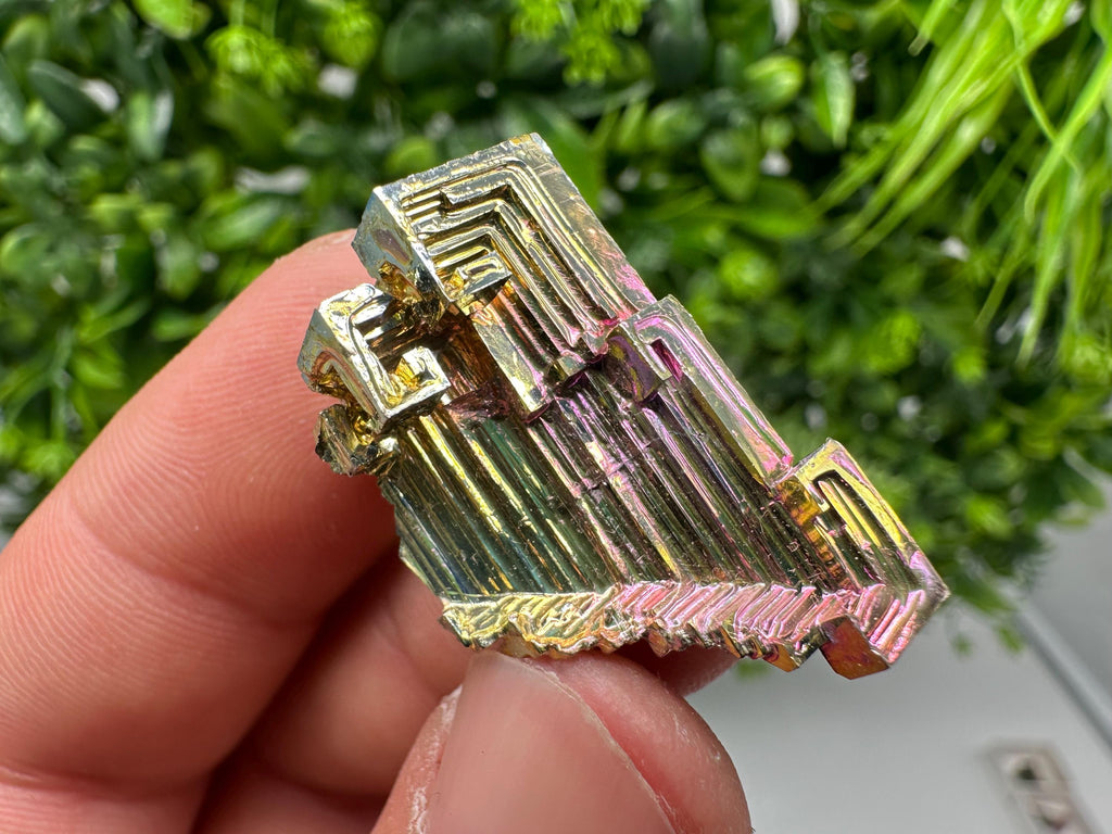 Rainbow Bismuth Crystal: Rare Gemstone Specimen,wholesale Bismuth