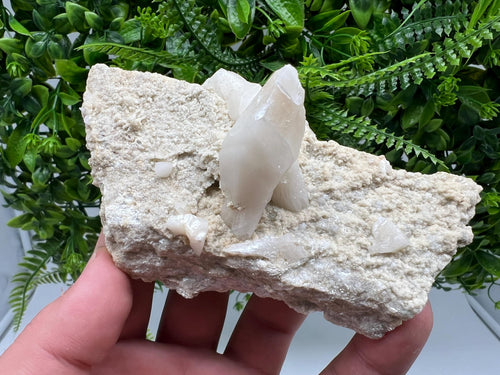 Calcite on Aragonite: Rare Healing Crystal from Bulgaria
