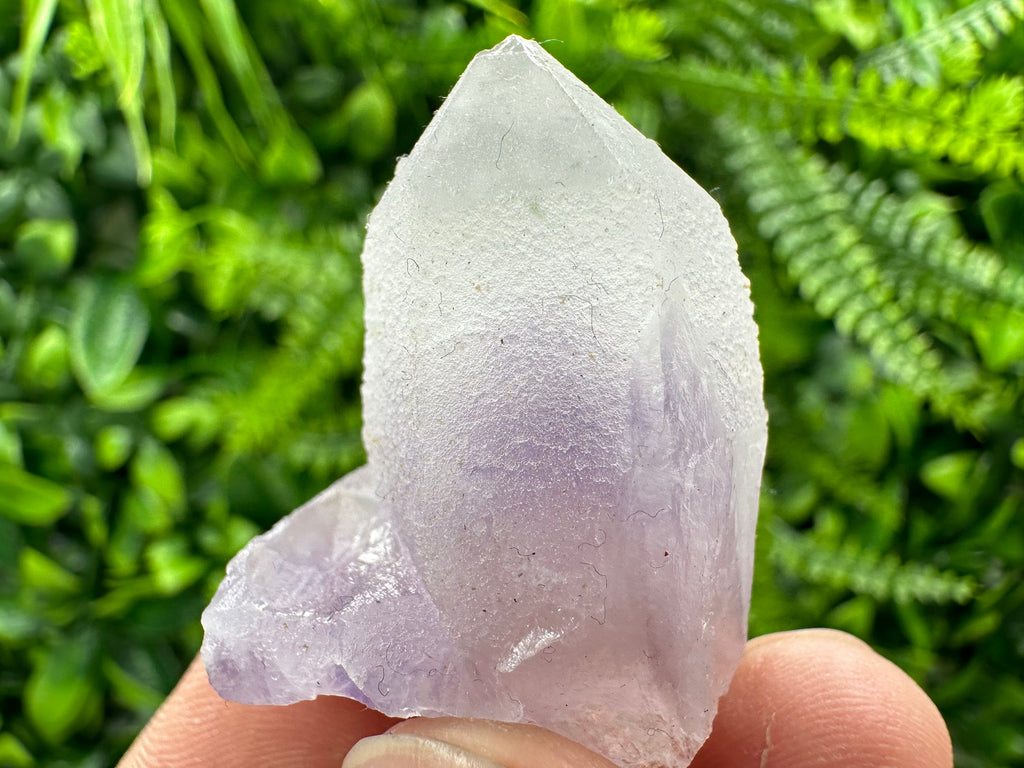 Amethyst Phantom Quartz with Chalcedony and Chlorite Inclusions