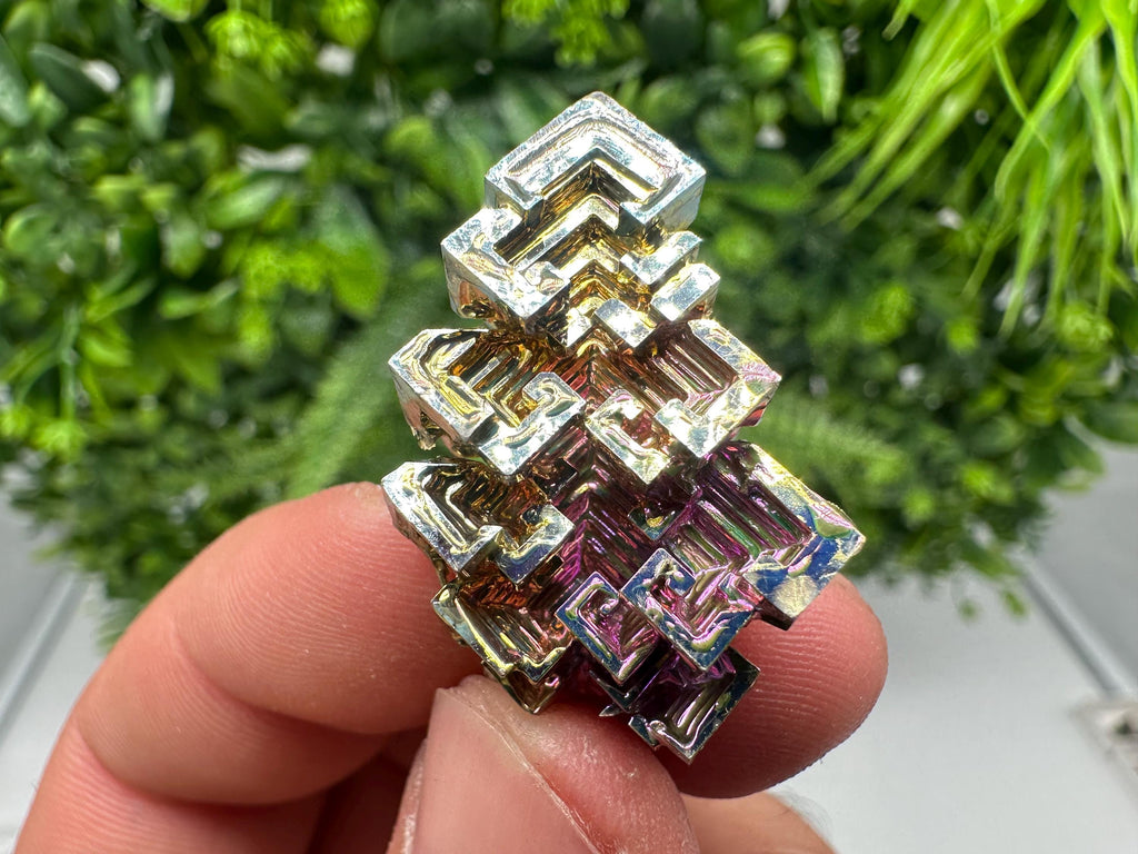 Rainbow Bismuth Crystal: Rare Gemstone Specimen,wholesale Bismuth