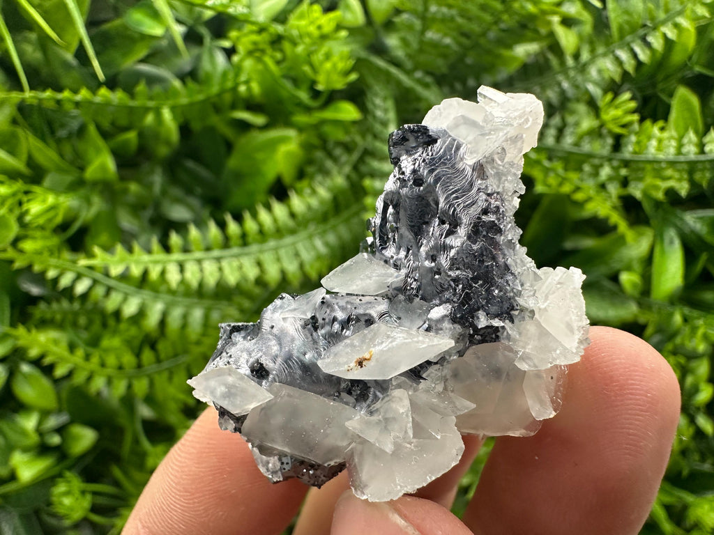 Quartz Galena Calcite Specimen: Borieva Mine, Bulgaria