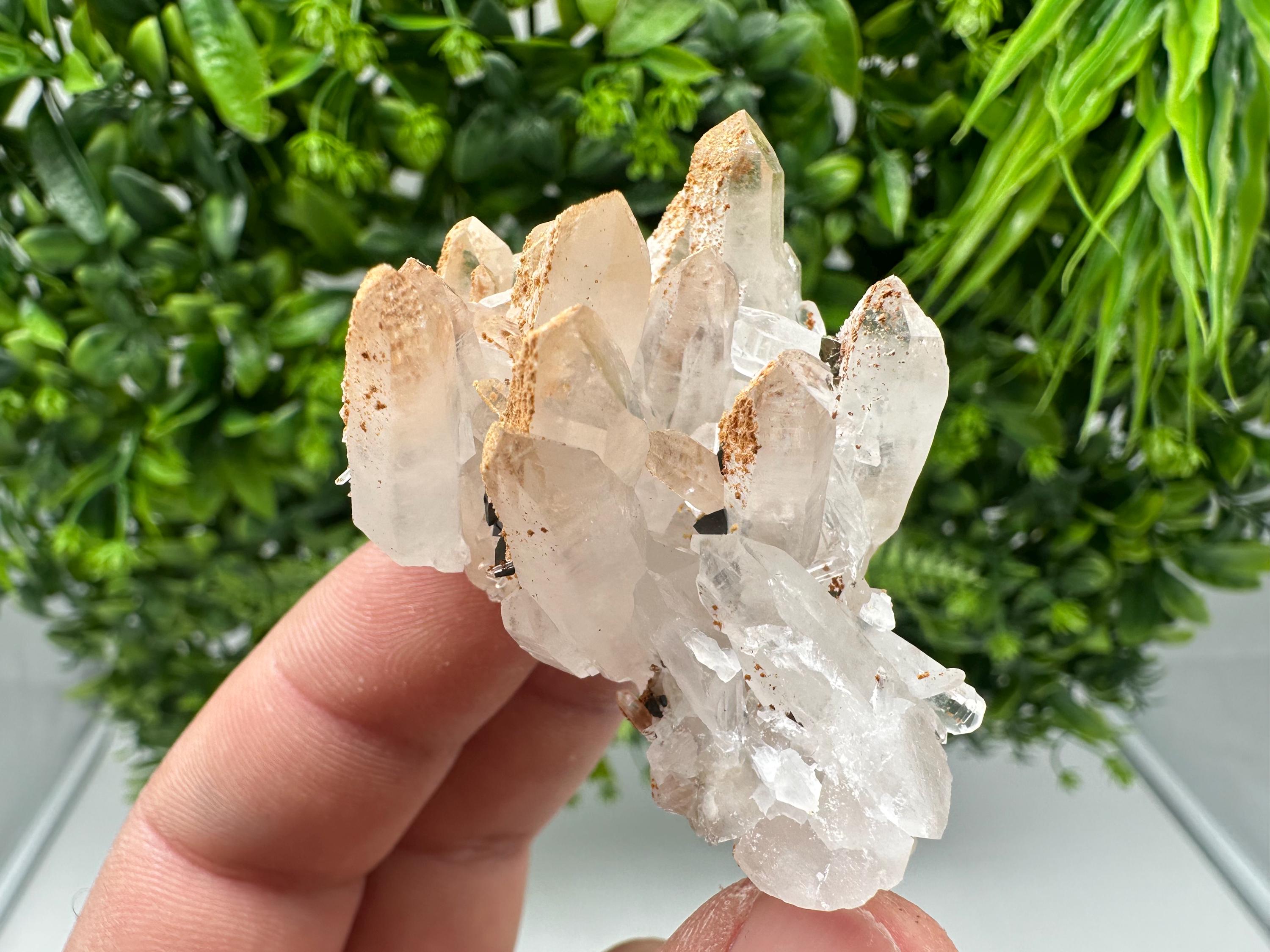 Stunning Quartz covered whit iron oxide limonite natural minerals souvenir crystal home decor stone collection minerals 9 th September mine