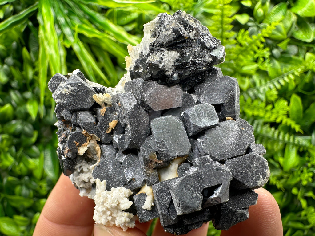 Galena Sphalerite Calcite Cluster: Natural Mineral Home Decor