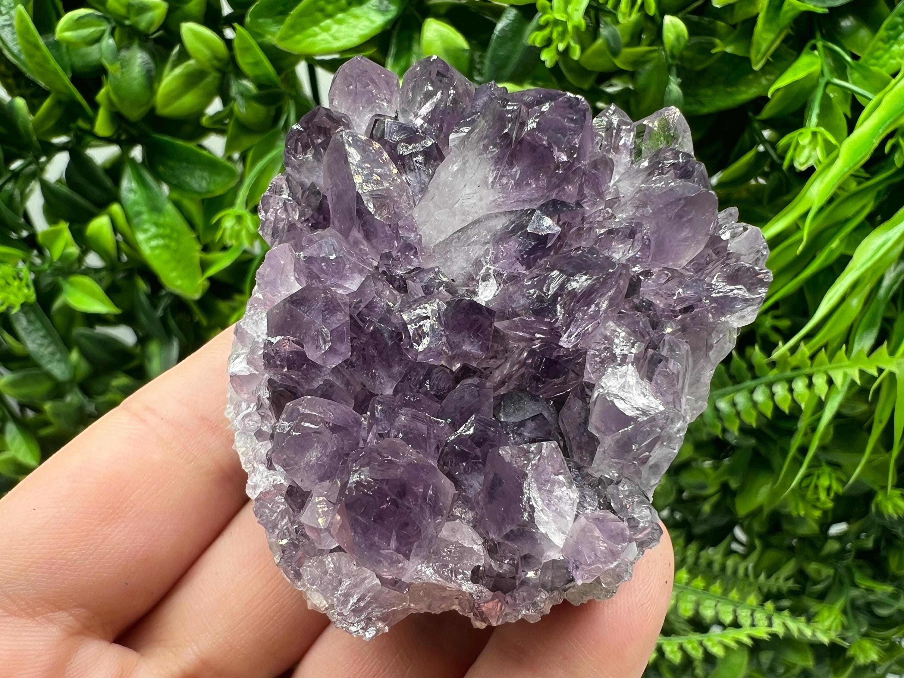 Uruguay Amethyst Crystal: Purple Quartz, Home Decor, Energy Stone