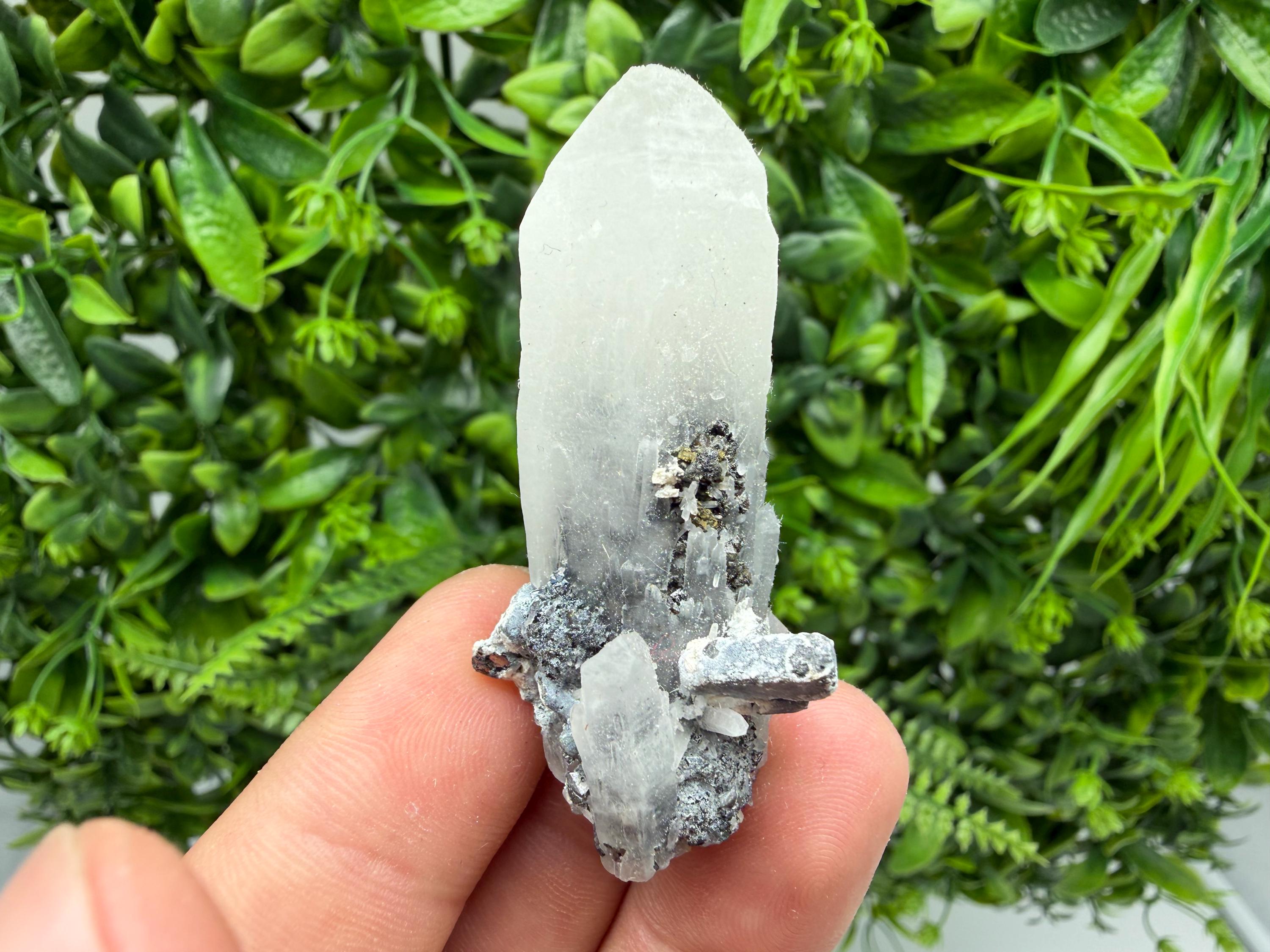 Aesthetic Natural  Galena whit Siderite and Quartz from 9 th September mine,Bulgaria,collection specimen,rare galena,Galena cluster