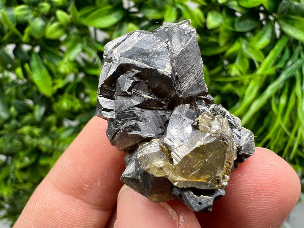 Transparent Sphalerite Gem: Rare Cleiophane Crystal Mineral Stone