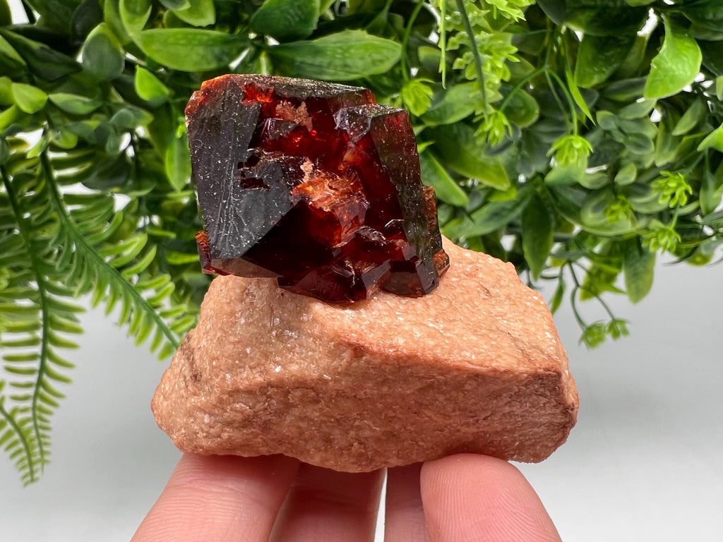 Orange-Brown Arcanite Mineral Specimen, Santa Ana Tin Mine